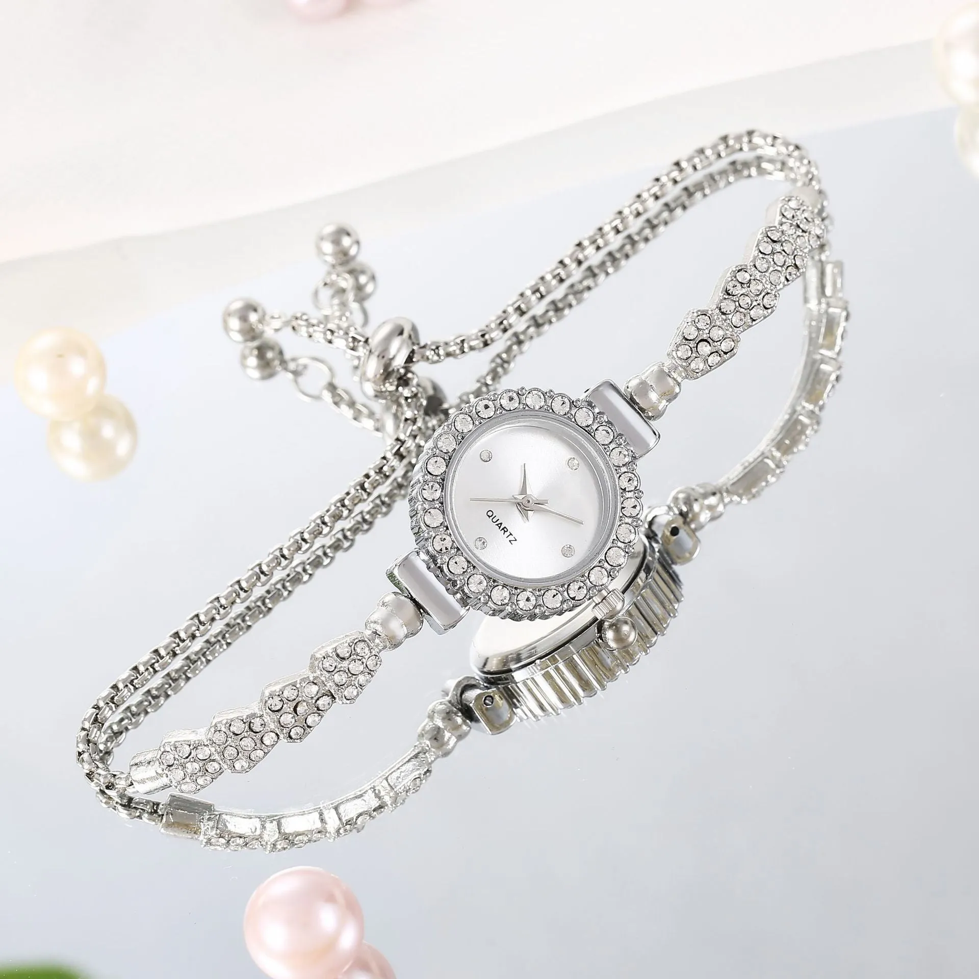 Adjustable Bracelet Watch Women's Quartz Watch
