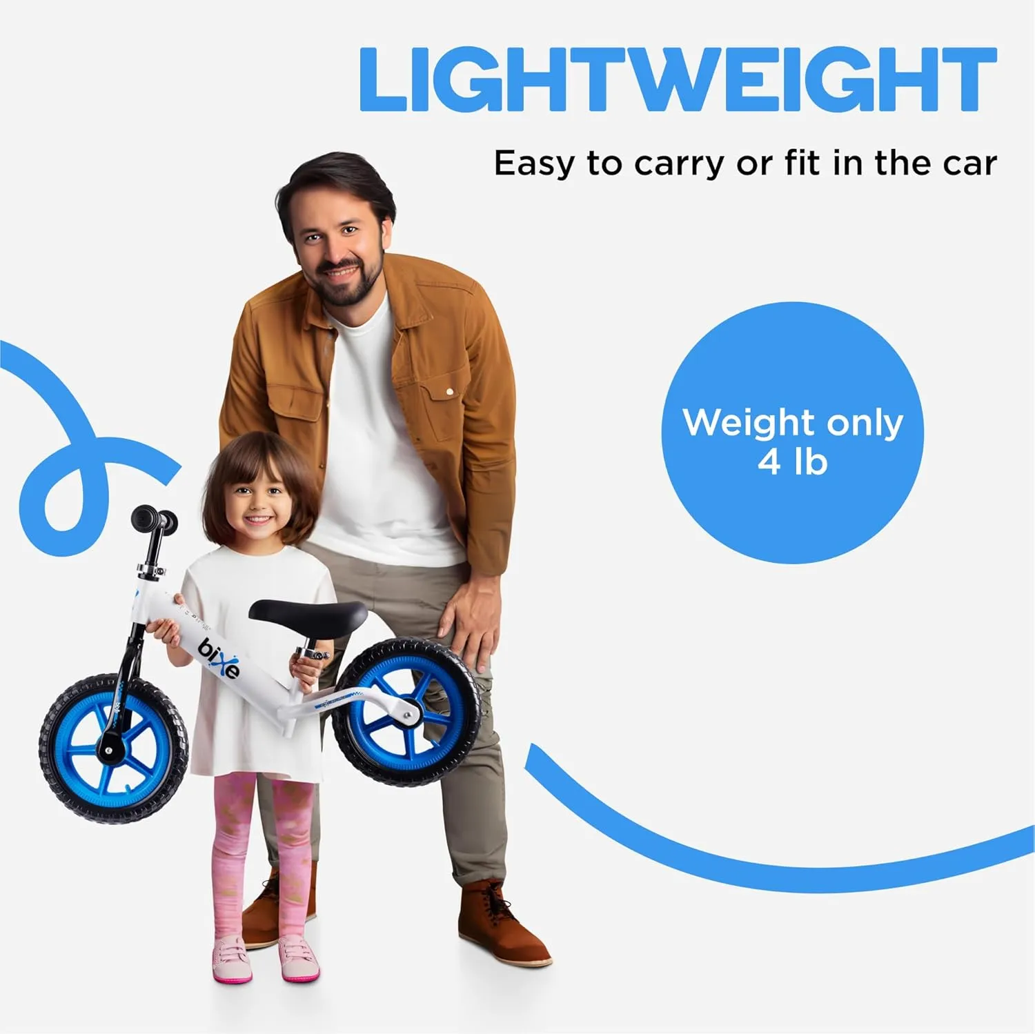 Aluminum Balance Bike for Kids and Toddlers - (Lightweight - 4LBS) - Toddler Bike - No Pedal Sport Training Bicycle - Bikes for 2, 3, 4, 5 Year Old - Blue