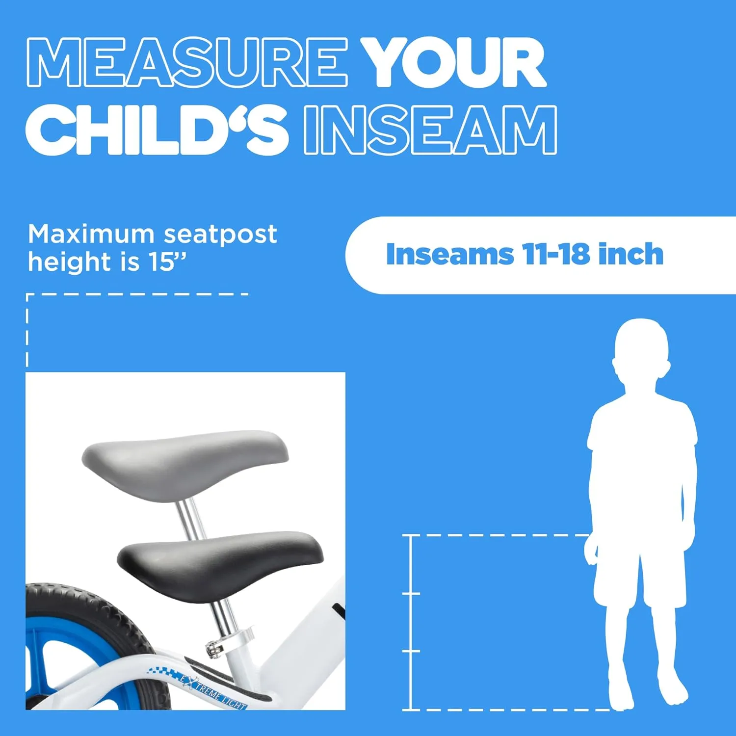 Aluminum Balance Bike for Kids and Toddlers - (Lightweight - 4LBS) - Toddler Bike - No Pedal Sport Training Bicycle - Bikes for 2, 3, 4, 5 Year Old - Blue