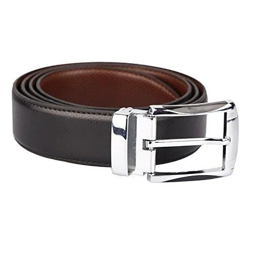amicraft Casual & Formal Men's Belt (Black/Brown) 35MM