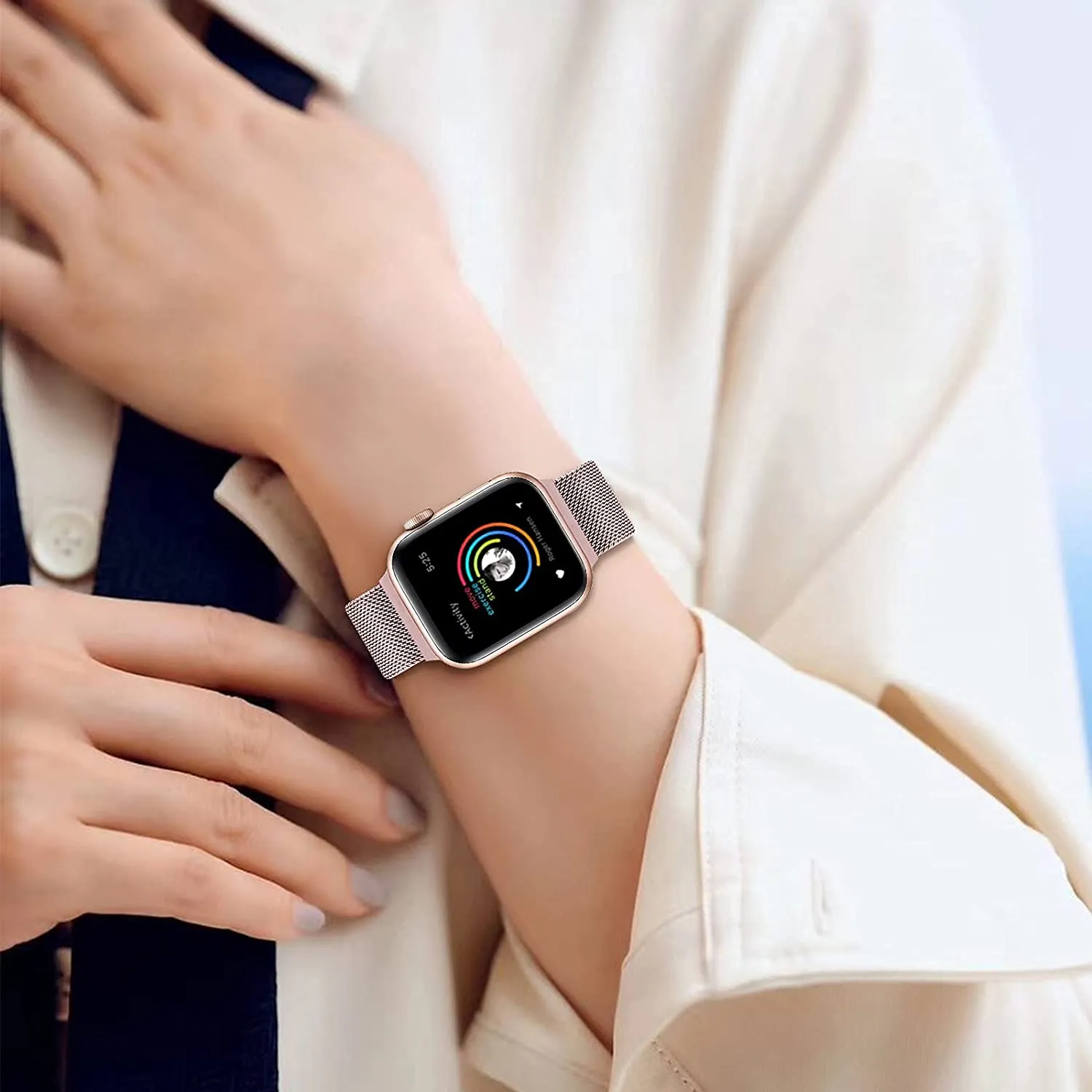 Apple Watch 41mm / 40mm / 38mm | Milanese Magnetic Straps | Grey