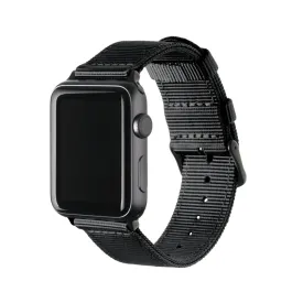 Apple Watch Nylon Watch Band - Black/Black