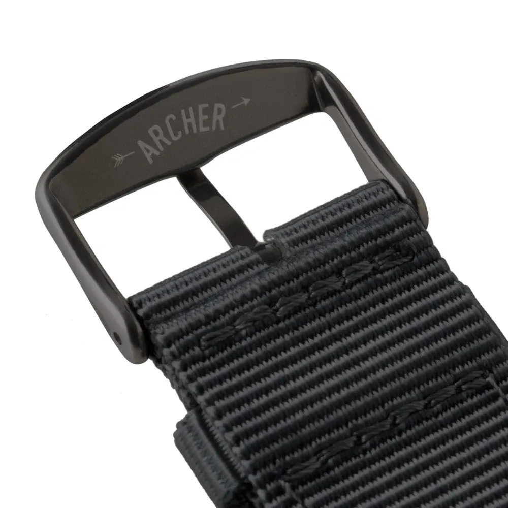 Apple Watch Nylon Watch Band - Black/Black