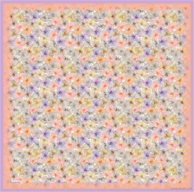 Armine Hydrangea Print Silk Scarf #35