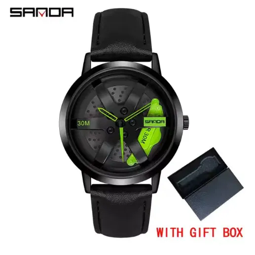 Auto Wheel Sports Watch