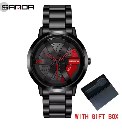 Auto Wheel Sports Watch
