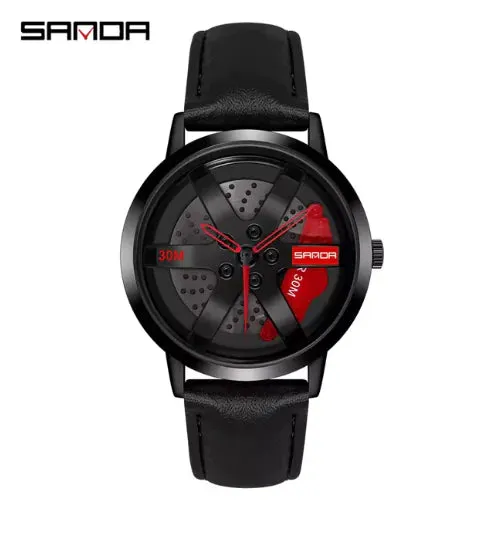 Auto Wheel Sports Watch