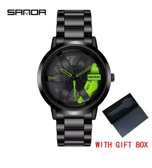 Auto Wheel Sports Watch