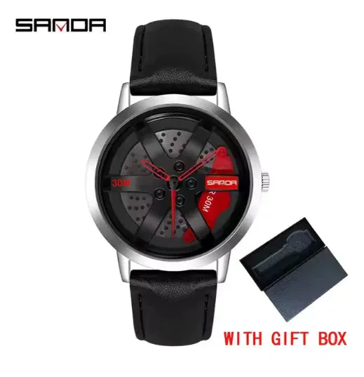 Auto Wheel Sports Watch