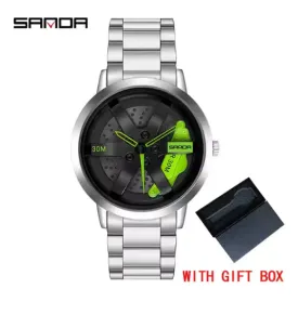 Auto Wheel Sports Watch