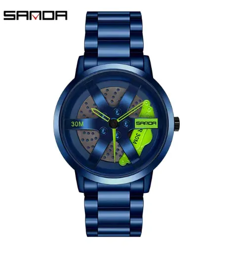 Auto Wheel Sports Watch