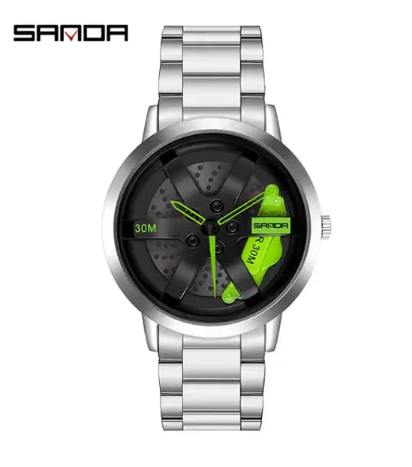 Auto Wheel Sports Watch