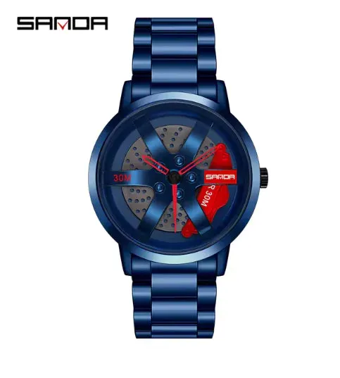 Auto Wheel Sports Watch