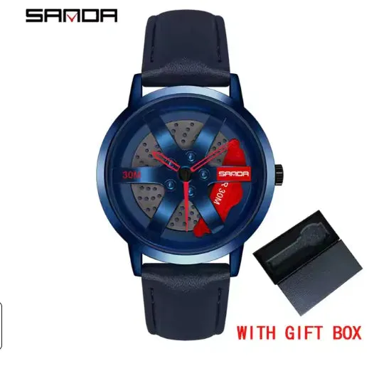 Auto Wheel Sports Watch