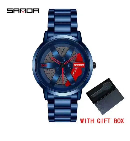 Auto Wheel Sports Watch