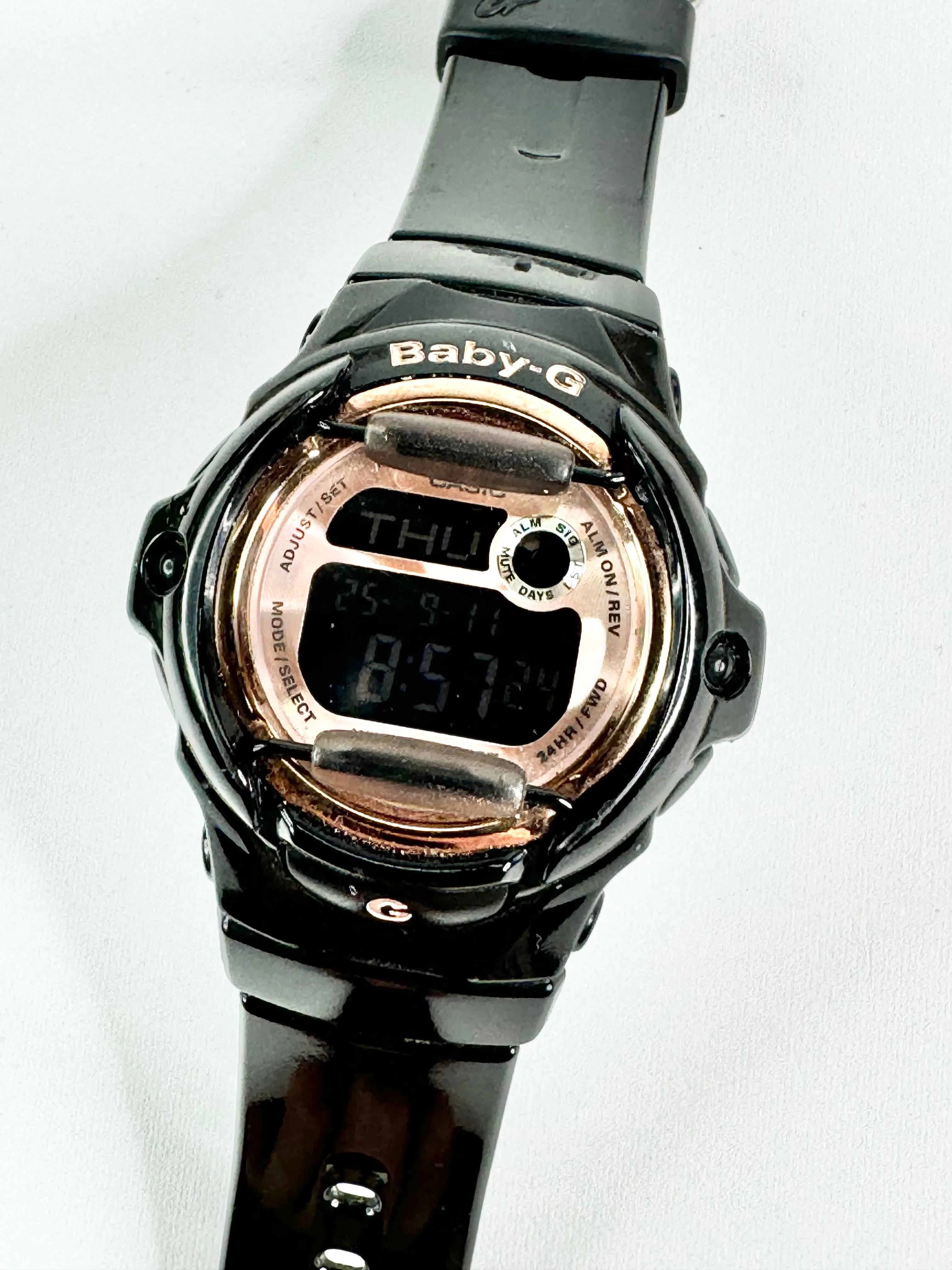Baby G Black & Rose Gold 3252 Digital Watch