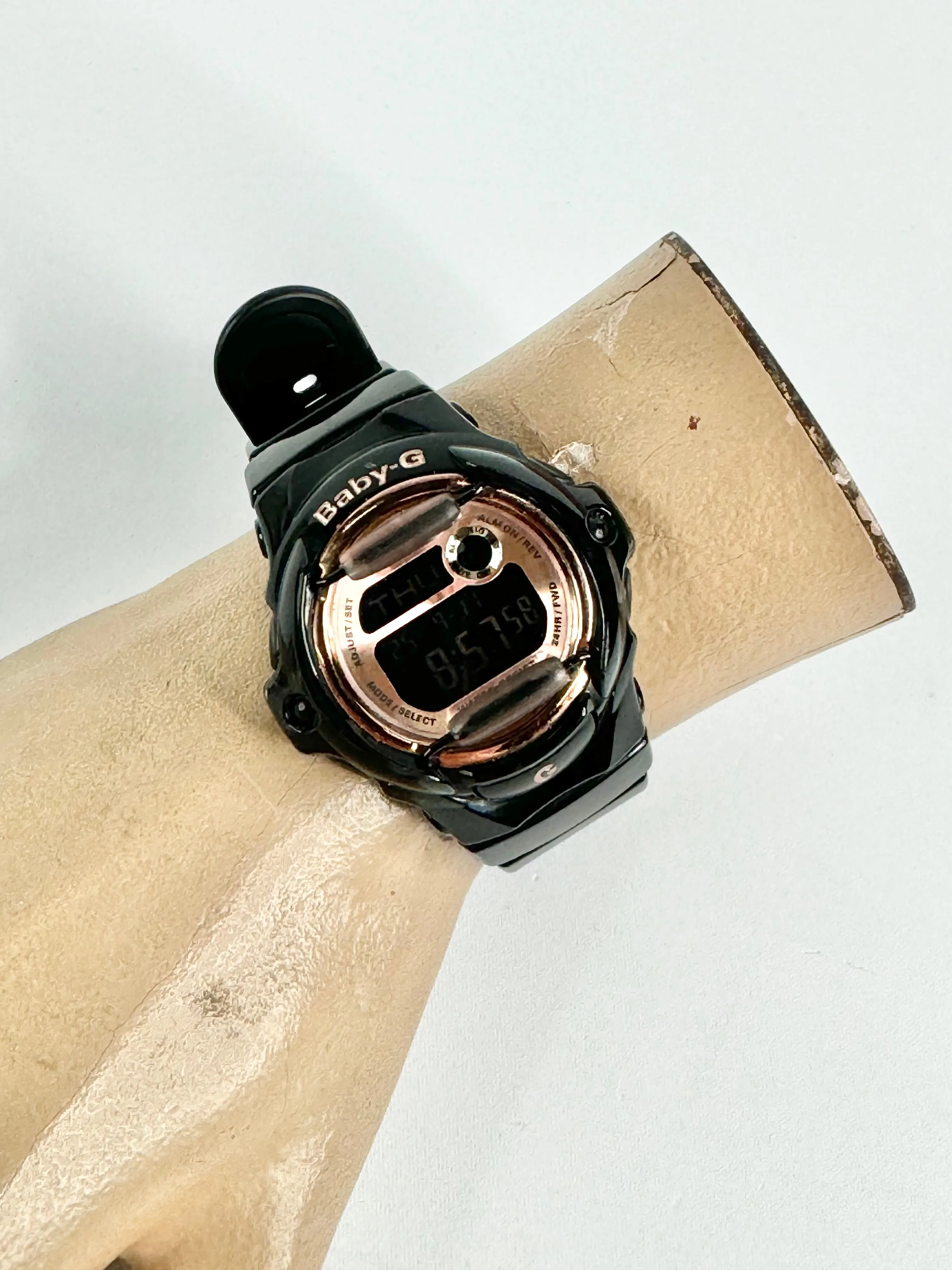 Baby G Black & Rose Gold 3252 Digital Watch