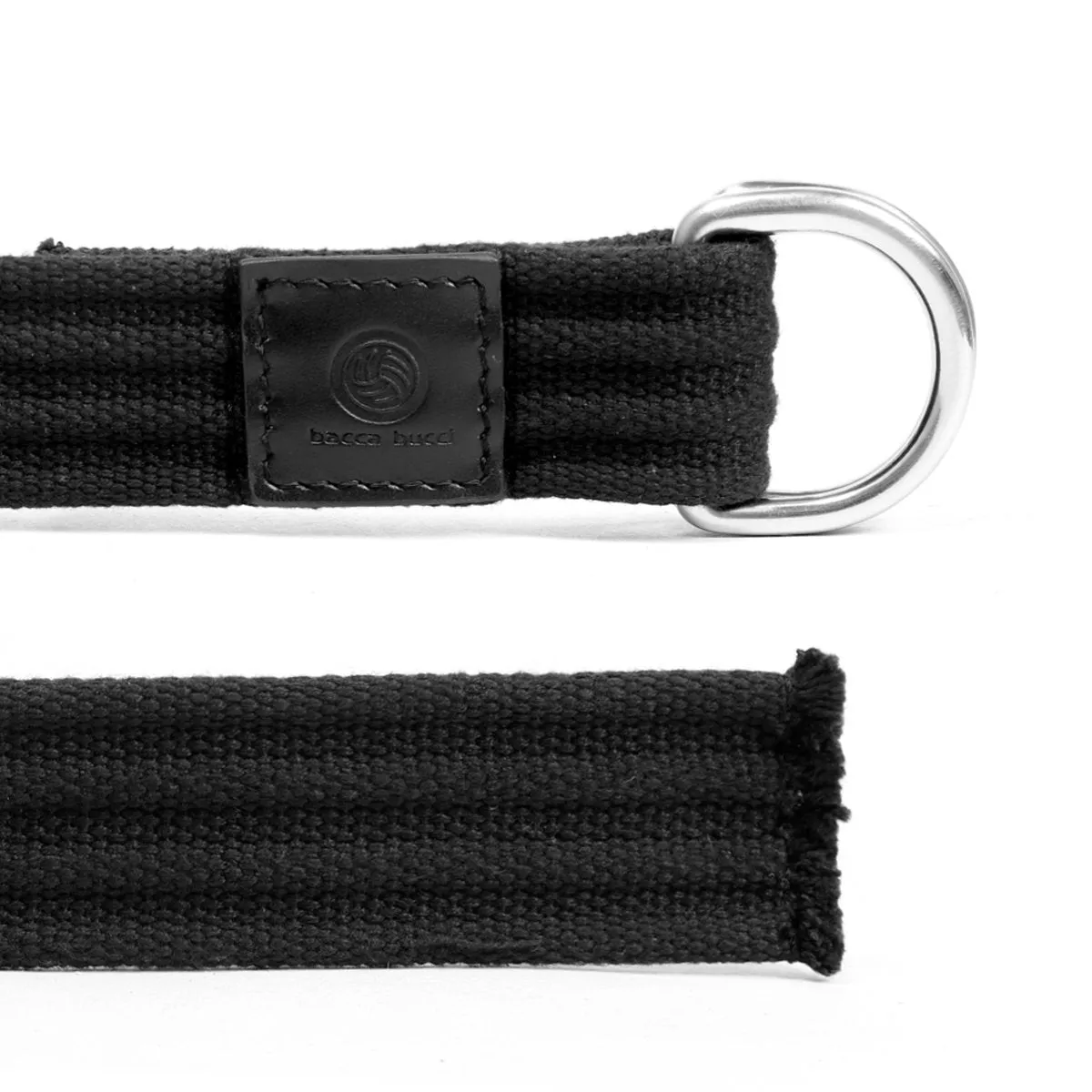 Bacca Bucci Men Canvas Military Belts for Men Double D-Ring Buckle