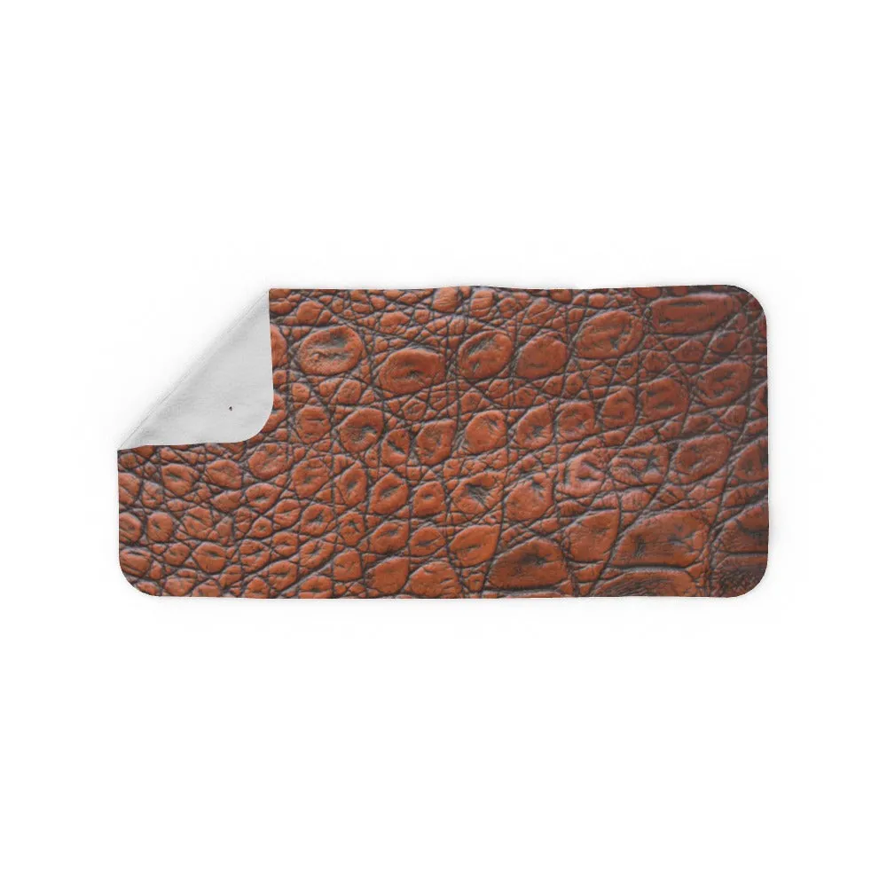 Blanket Scarf - Brown Croc