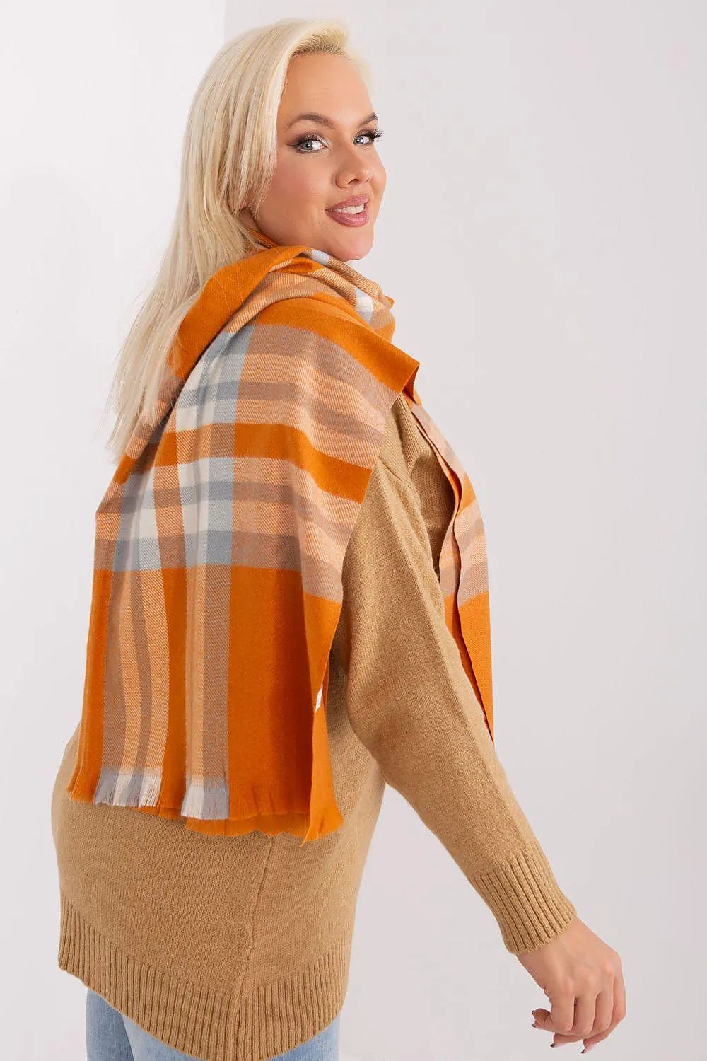 Chic Plaid Winter Scarf