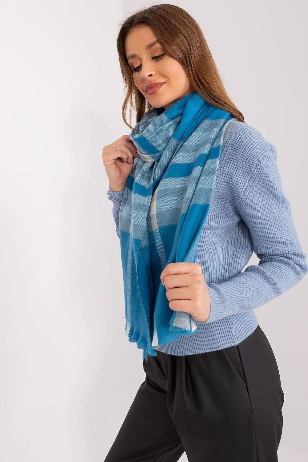 Chic Plaid Winter Scarf
