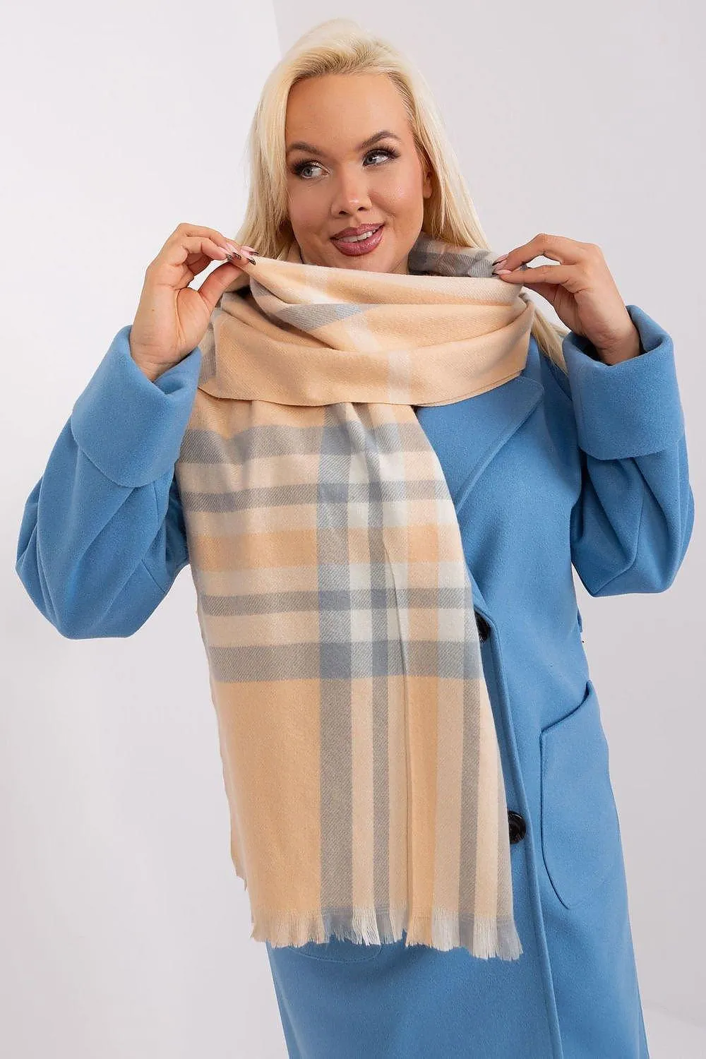 Chic Plaid Winter Scarf