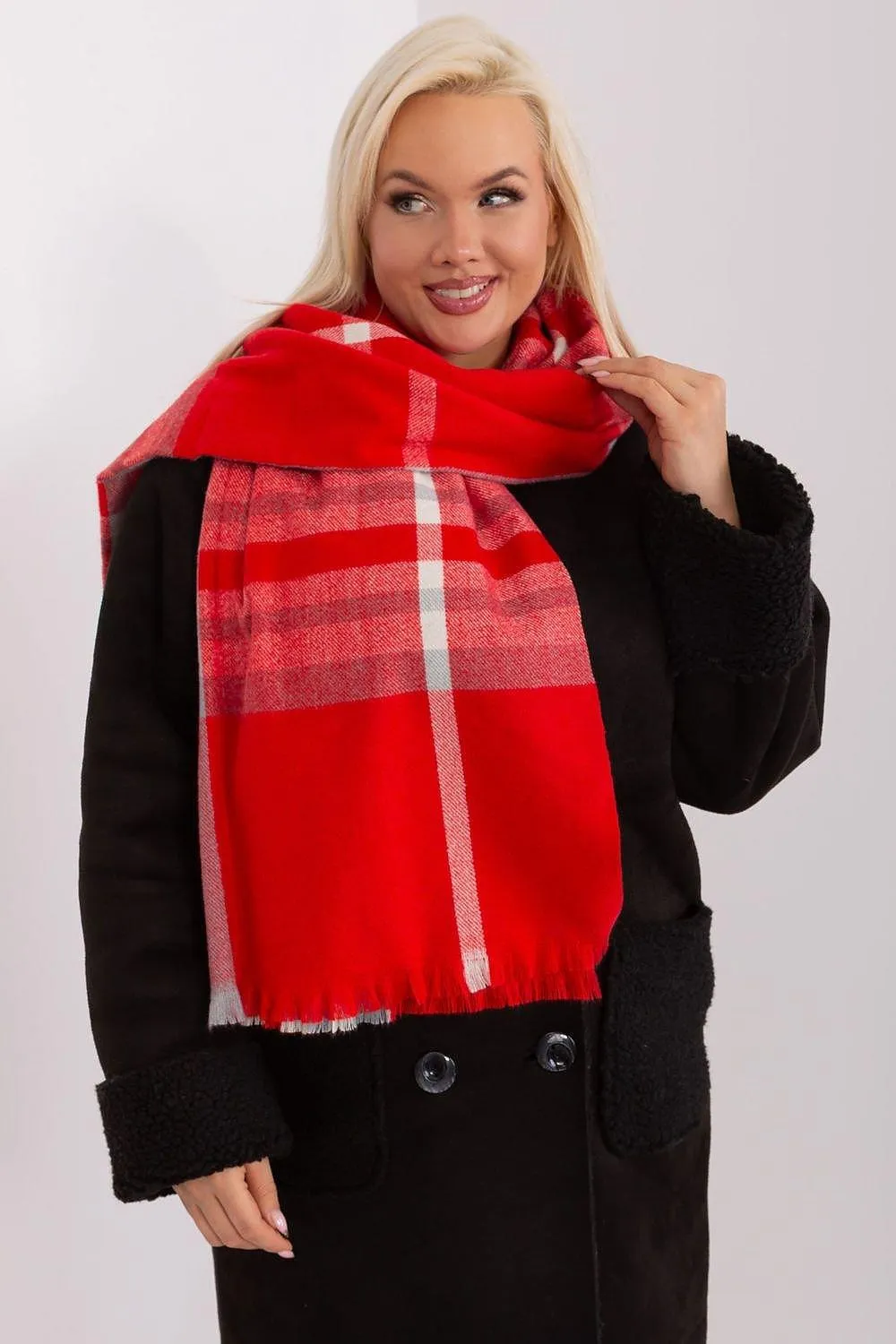 Chic Plaid Winter Scarf