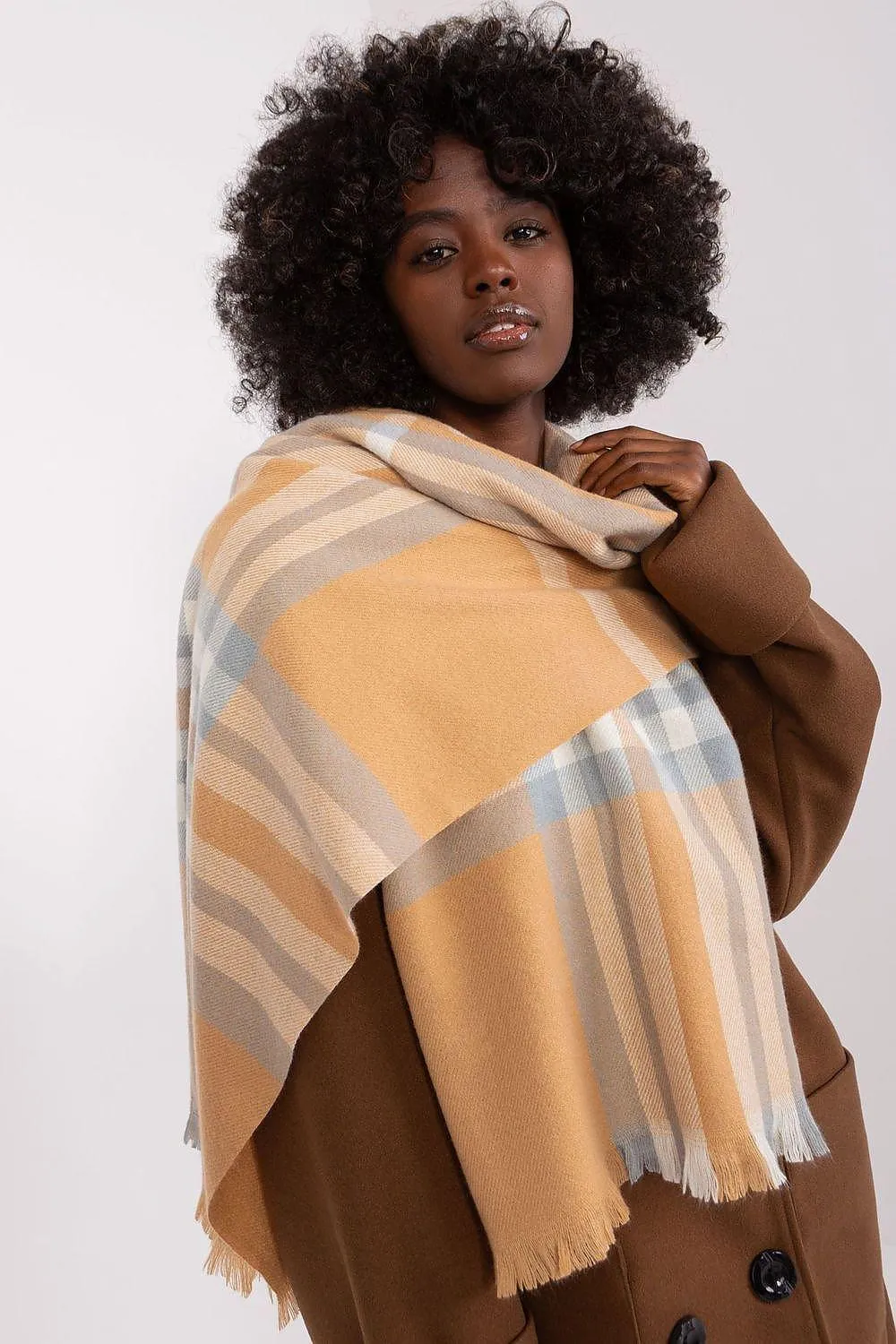 Chic Plaid Winter Scarf