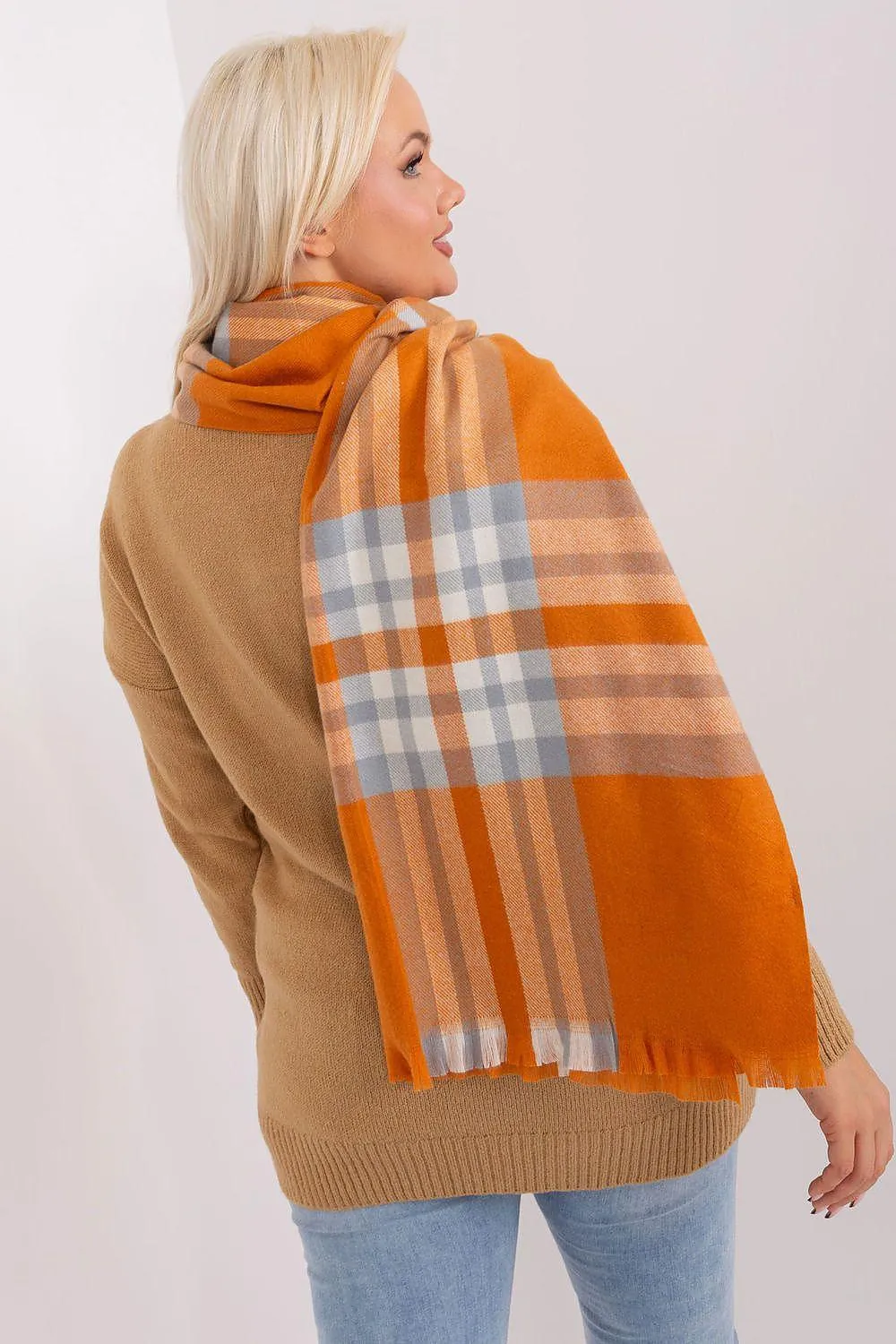 Chic Plaid Winter Scarf