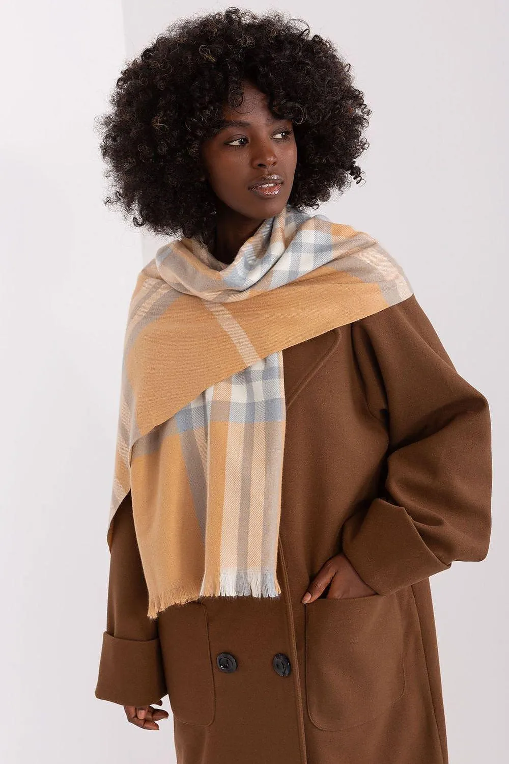 Chic Plaid Winter Scarf