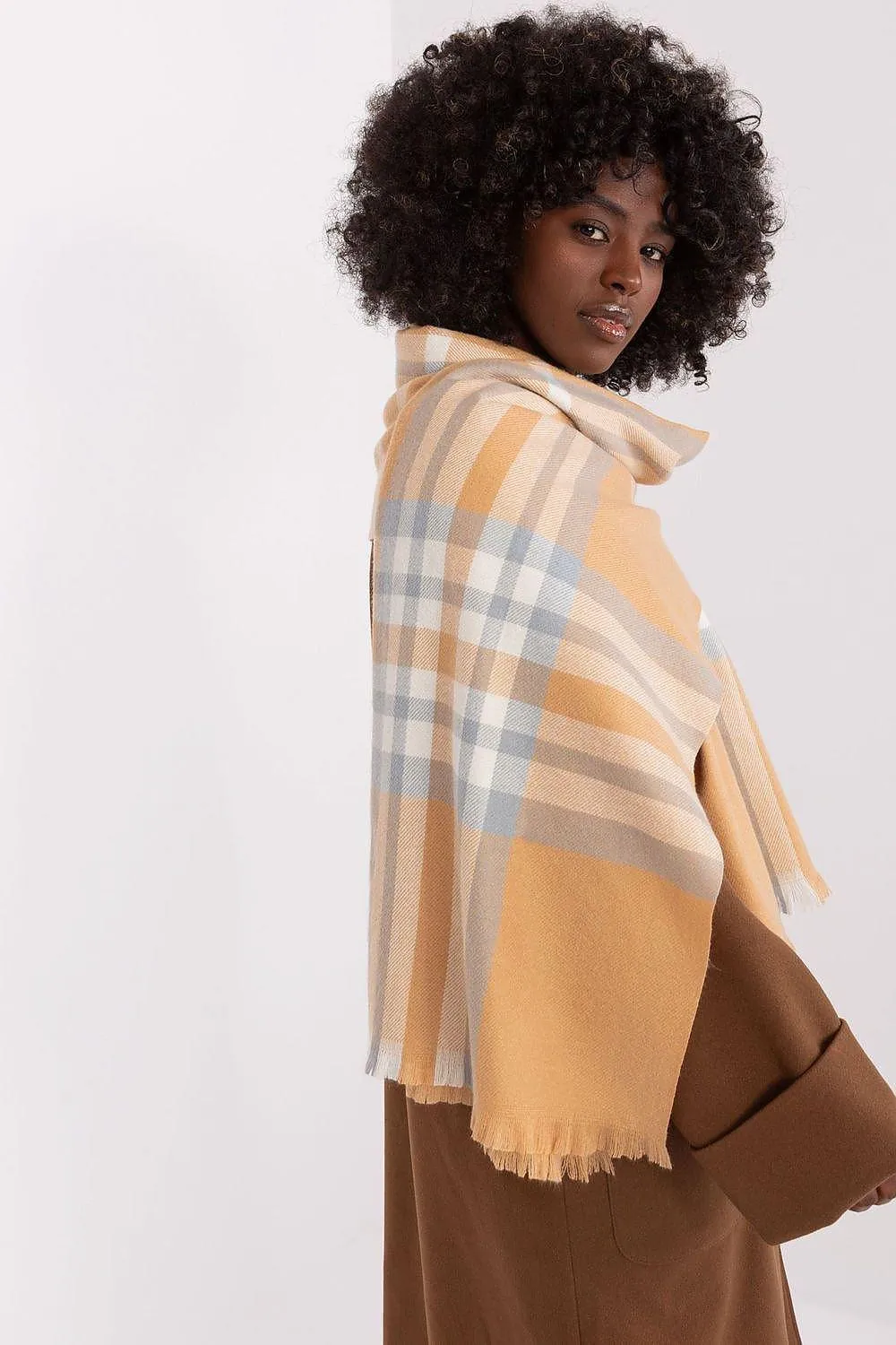Chic Plaid Winter Scarf