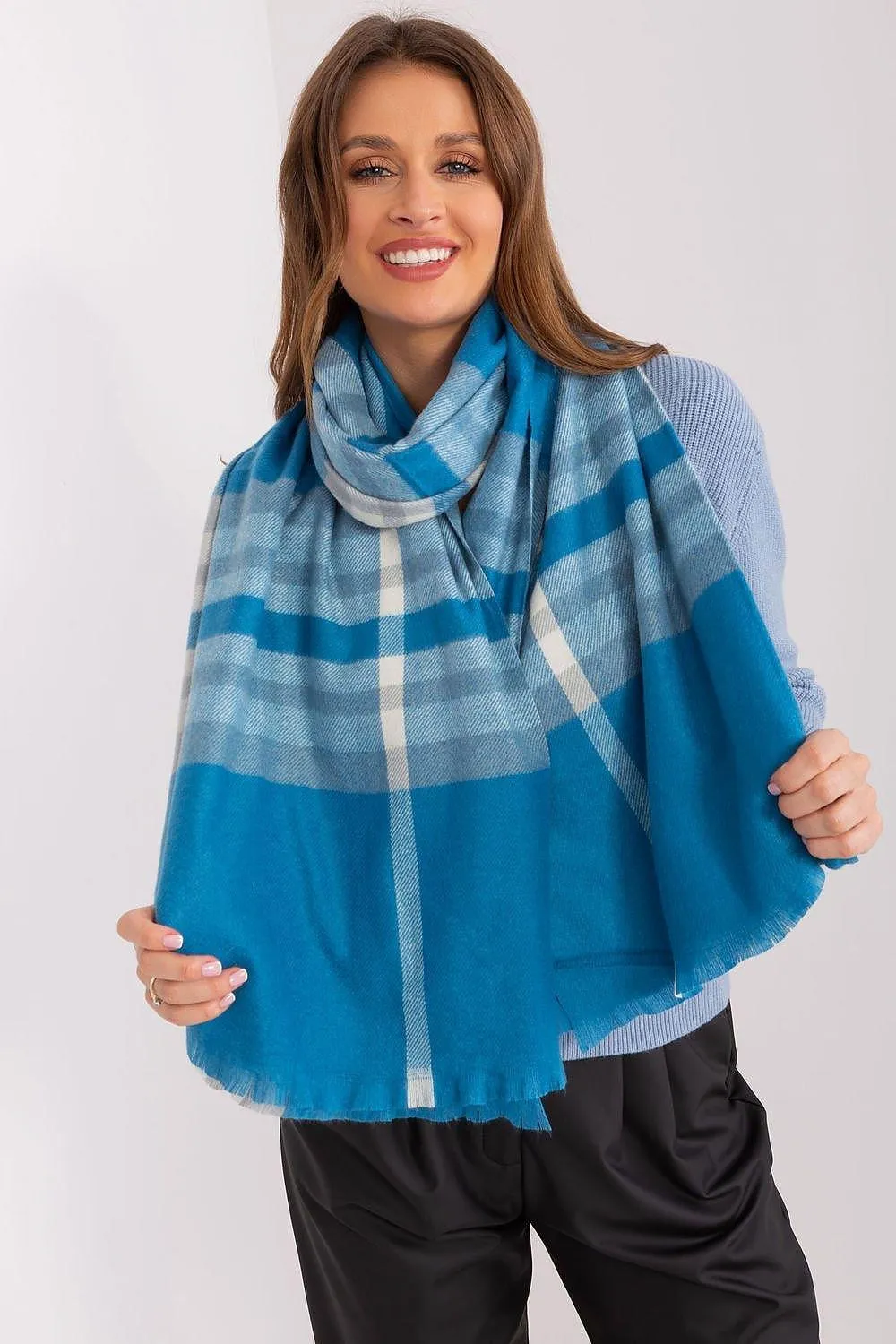 Chic Plaid Winter Scarf
