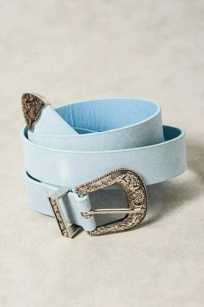 Classic Western Inspired Leather Belt