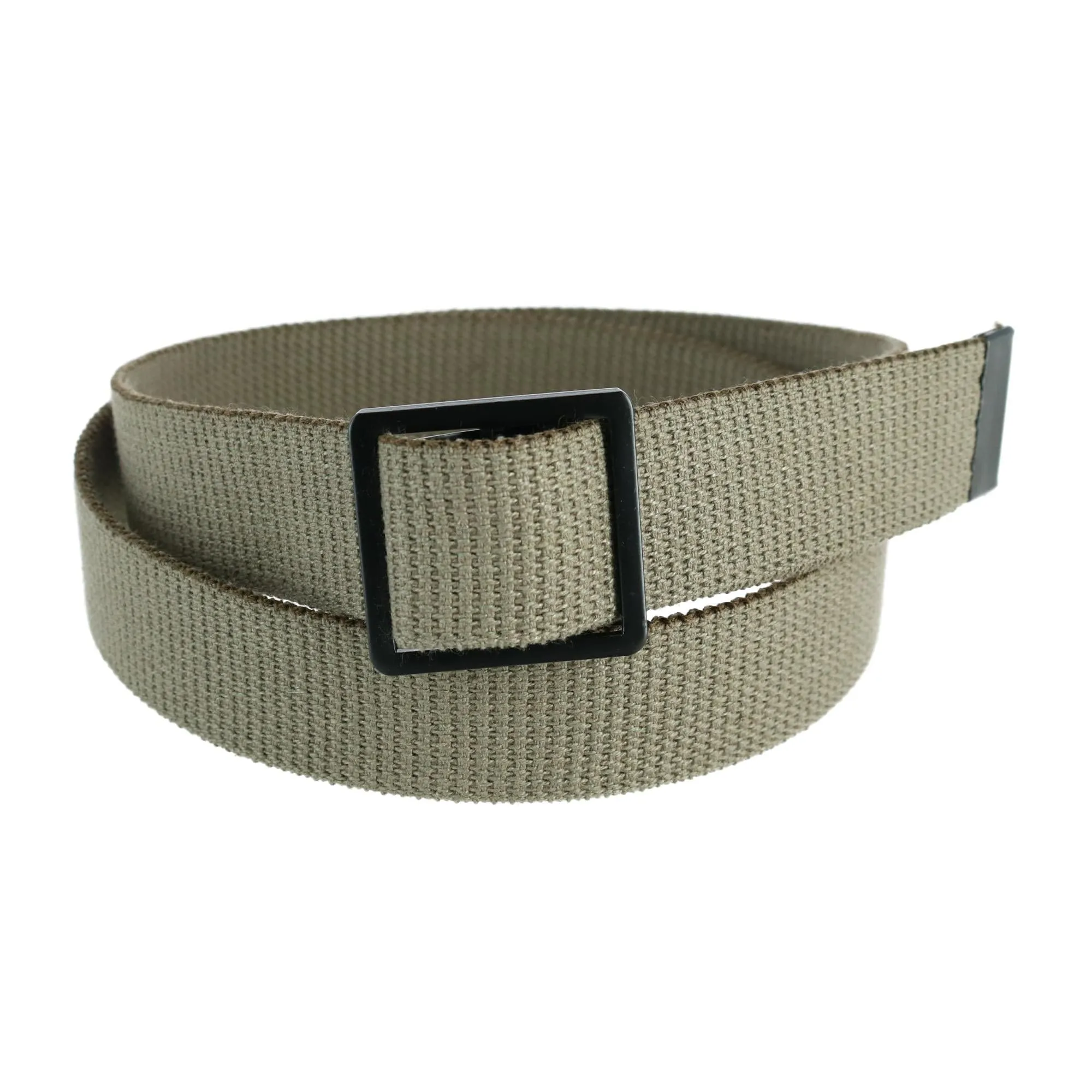 CTM® Men's Military Grade Belt with Open Face Buckle