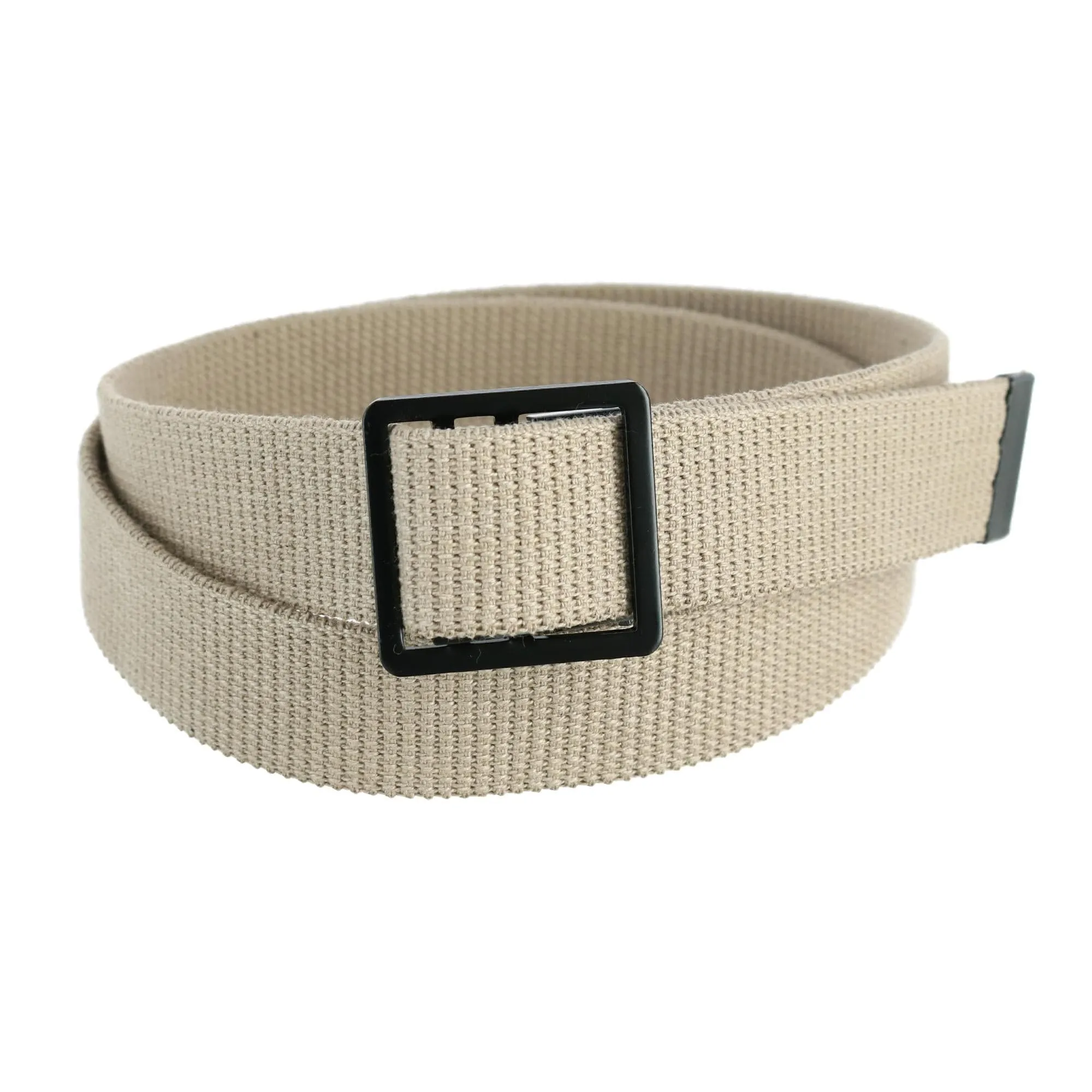 CTM® Men's Military Grade Belt with Open Face Buckle