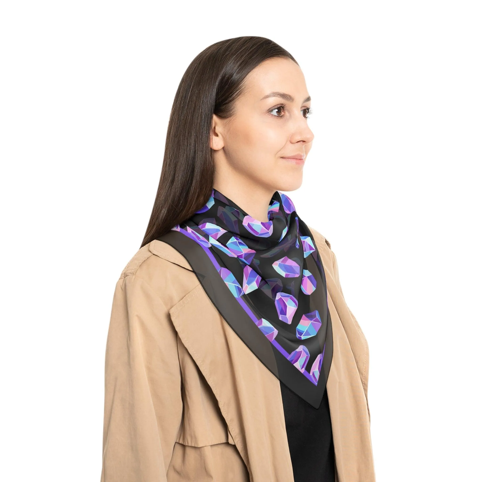 Delicate Charm Artistic Voile Scarf