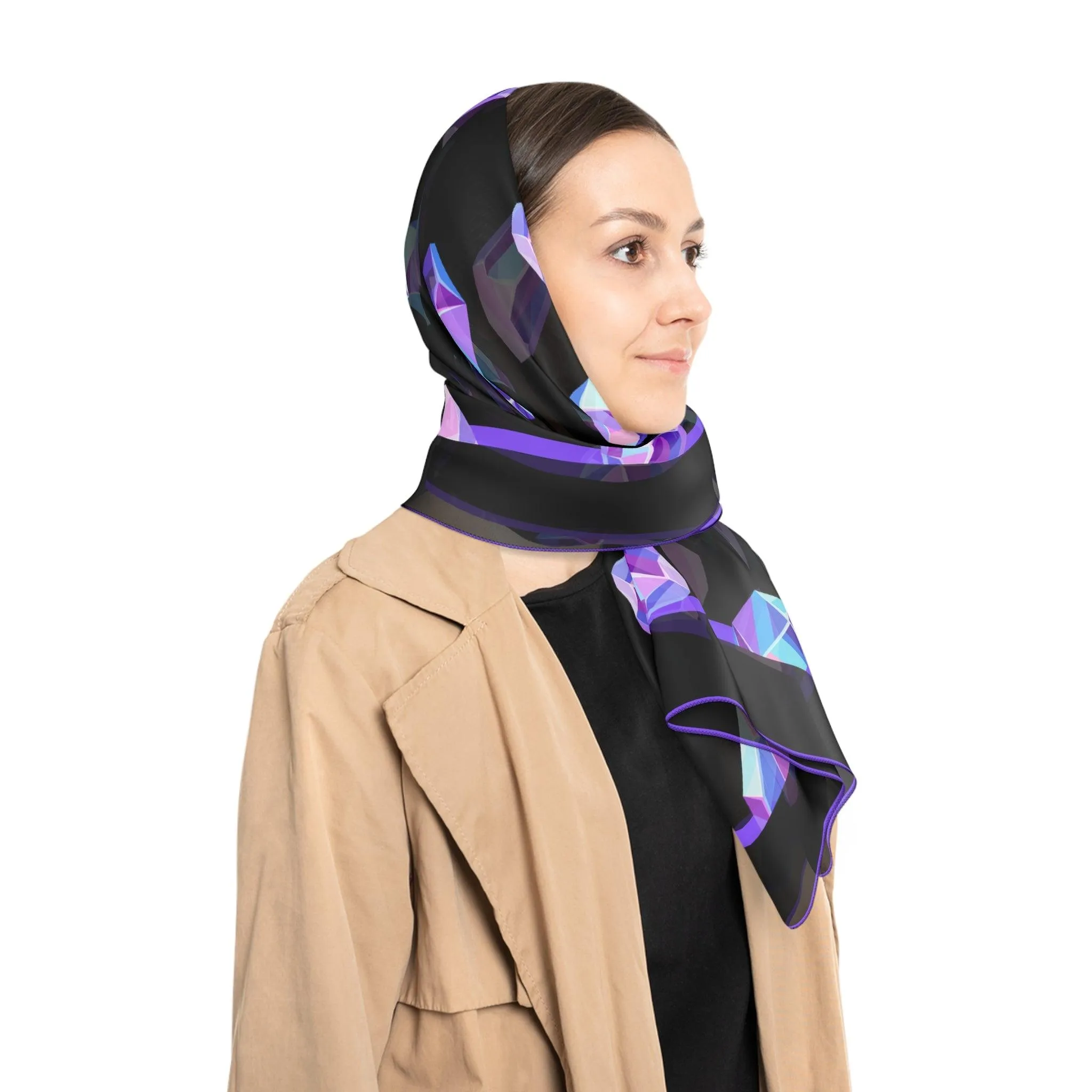 Delicate Charm Artistic Voile Scarf