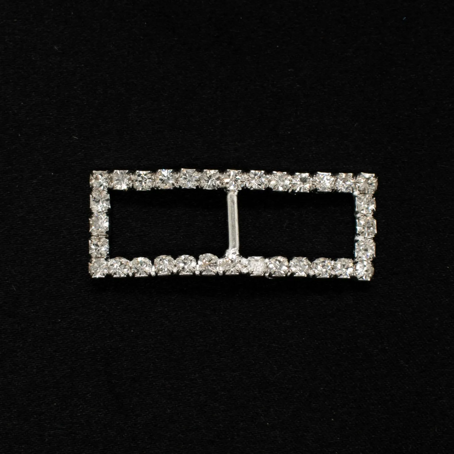 Diamante Silver Decor Fashion Buckle Design-4