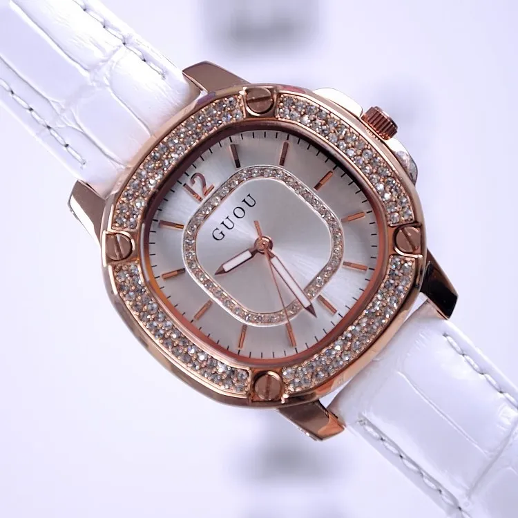 Fashion Square Pattern Durable Women's Watch
