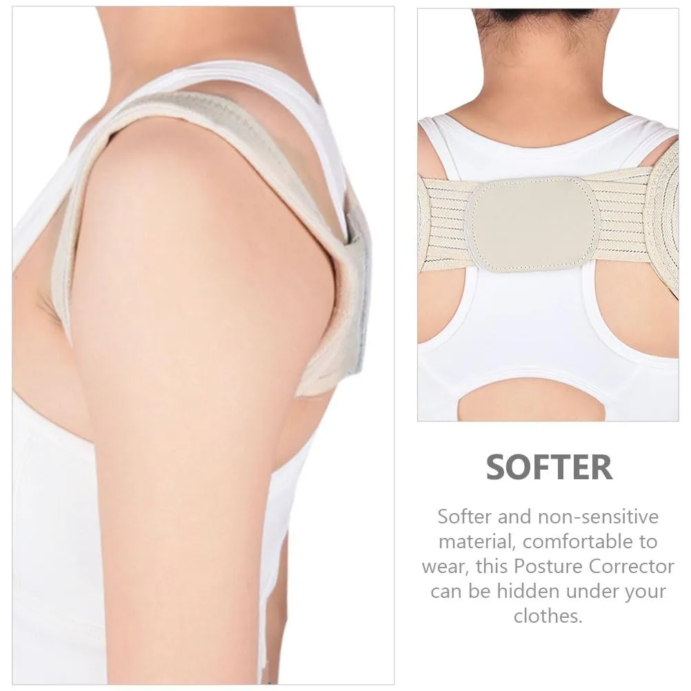 FRCOLOR Hunchback Posture Belt Vest for wome Clavicle for Women Correct Belt Waist Belt for Men Support Belt Kids Leather Anti Hunchback