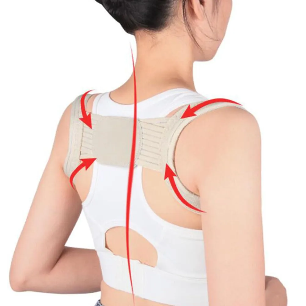 FRCOLOR Hunchback Posture Belt Vest for wome Clavicle for Women Correct Belt Waist Belt for Men Support Belt Kids Leather Anti Hunchback