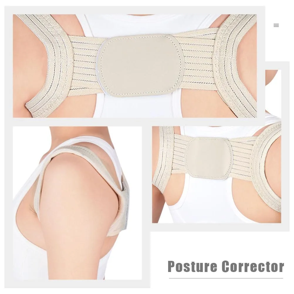 FRCOLOR Hunchback Posture Belt Vest for wome Clavicle for Women Correct Belt Waist Belt for Men Support Belt Kids Leather Anti Hunchback