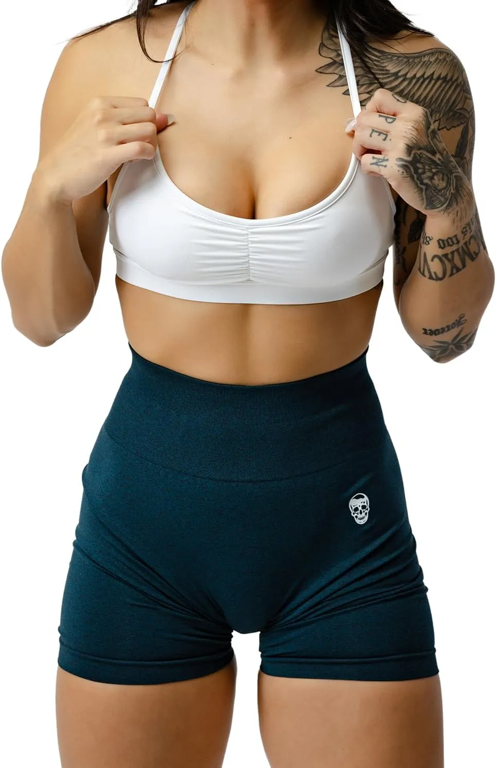 Gymreapers Infinity Seamless Workout Shorts High Waist Biker Shorts for Women Athletic Gym Running Pilates Yoga Sport Short