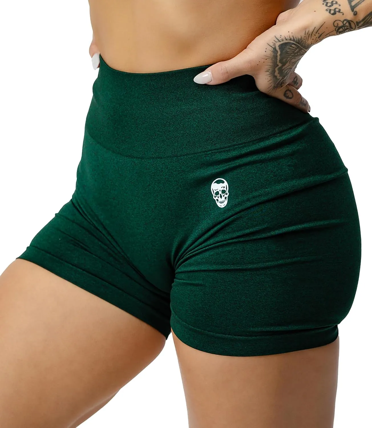 Gymreapers Infinity Seamless Workout Shorts High Waist Biker Shorts for Women Athletic Gym Running Pilates Yoga Sport Short
