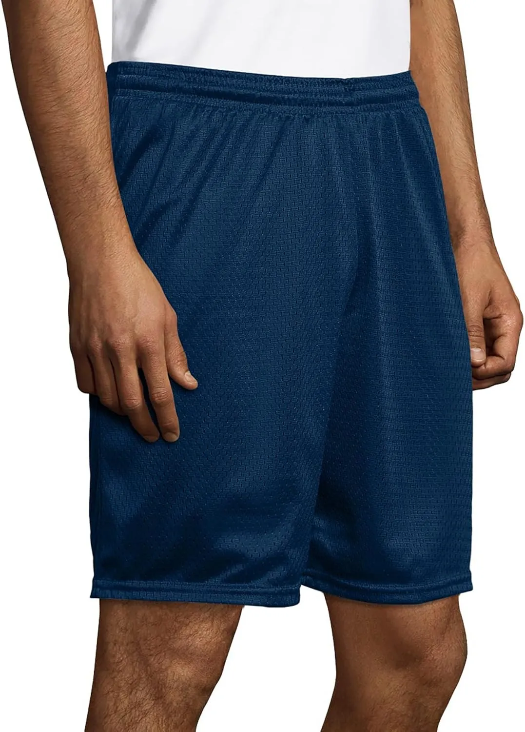 Hanes Sport Men's Mesh Pocket Shorts, Mens Performance Gear Shorts, Mens Athletic Shorts, 9" Inseam