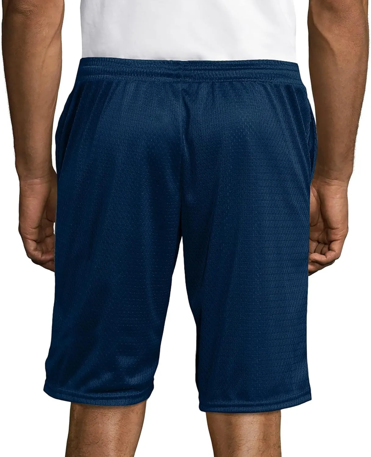 Hanes Sport Men's Mesh Pocket Shorts, Mens Performance Gear Shorts, Mens Athletic Shorts, 9" Inseam