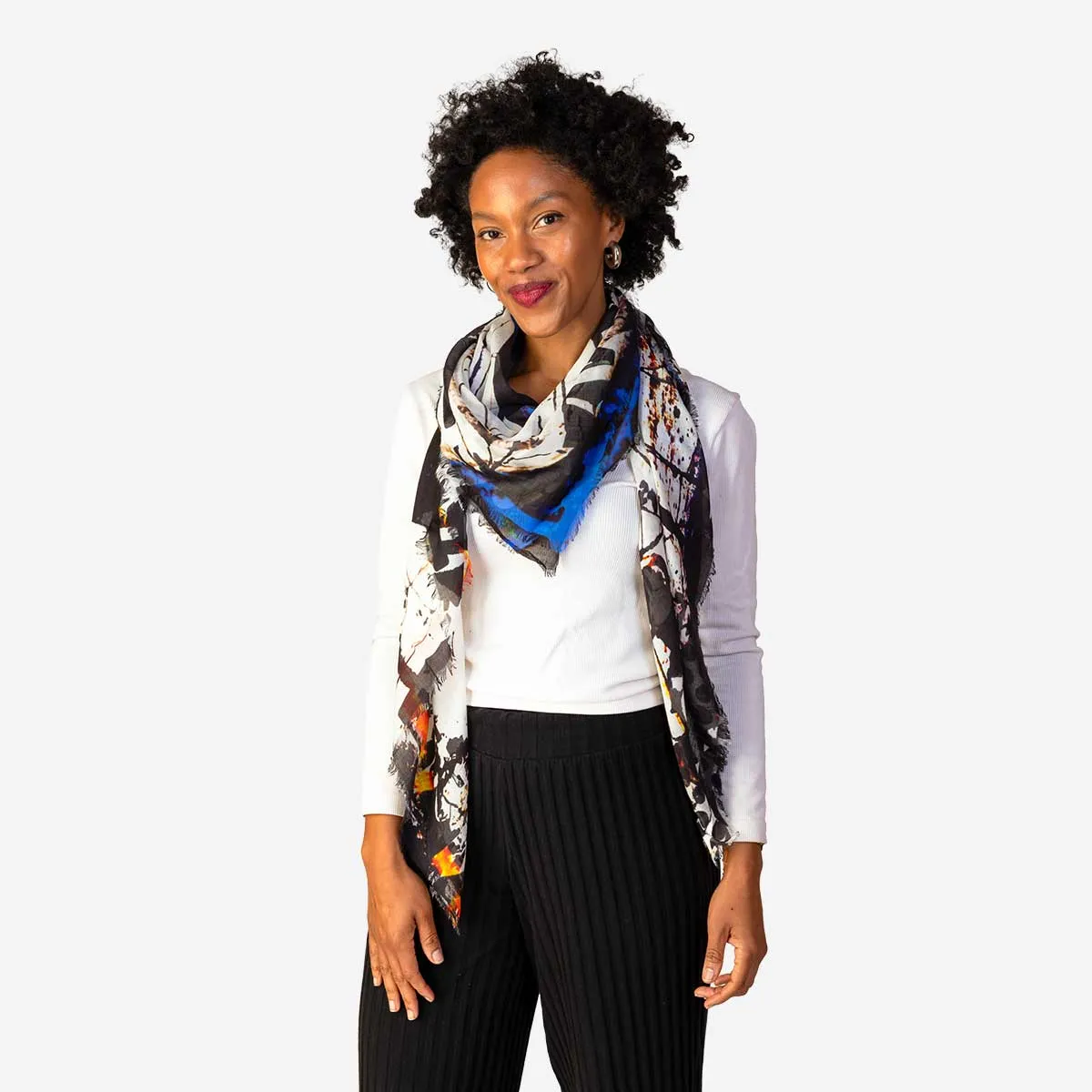 Lisboa Silk Modal Scarf