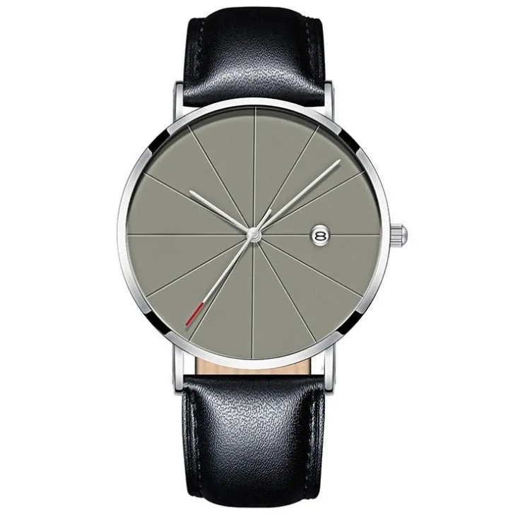 Men's Simple Calendar Quartz Watch - Creative & Waterproof Design