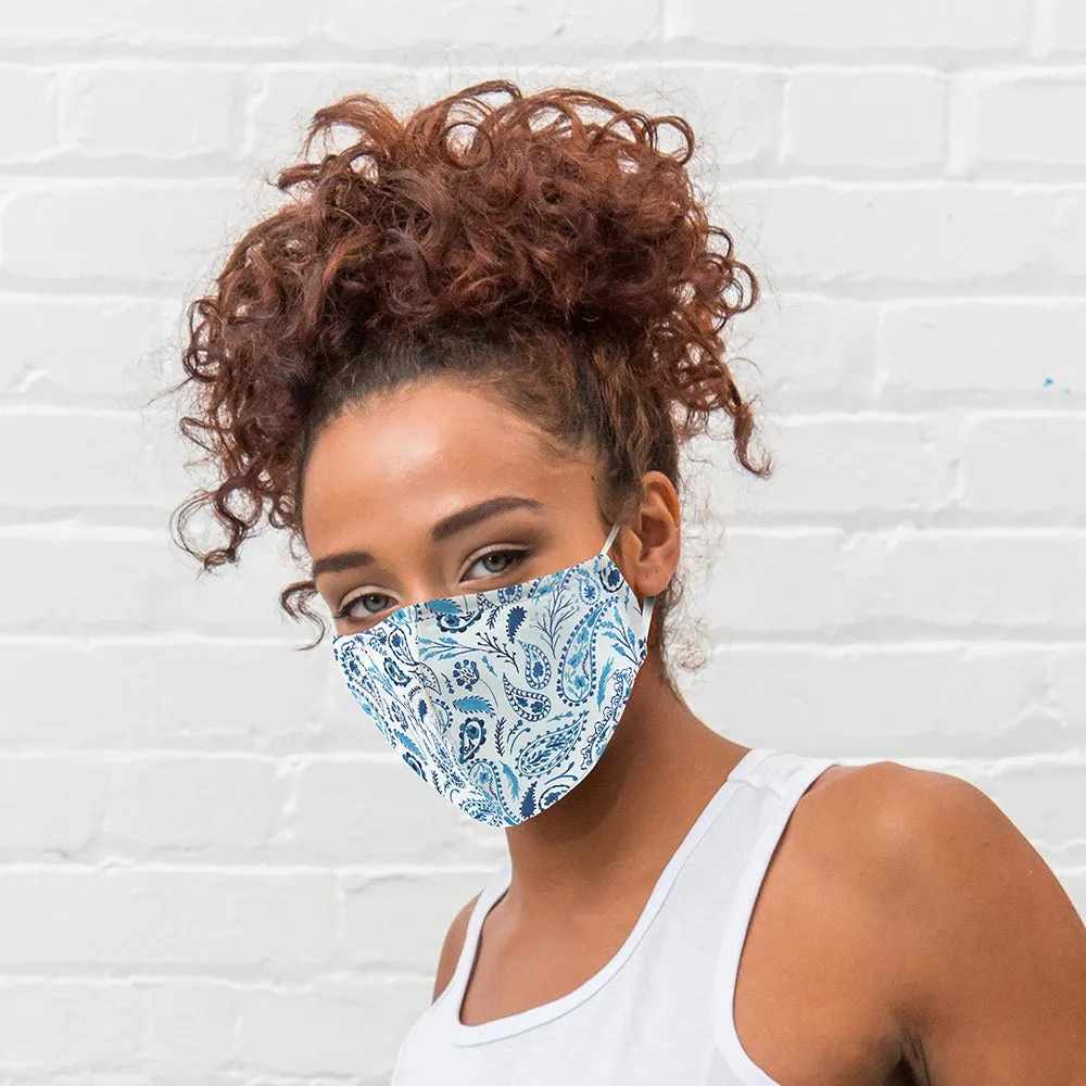 Paisley Print Protective Cloth Face Mask