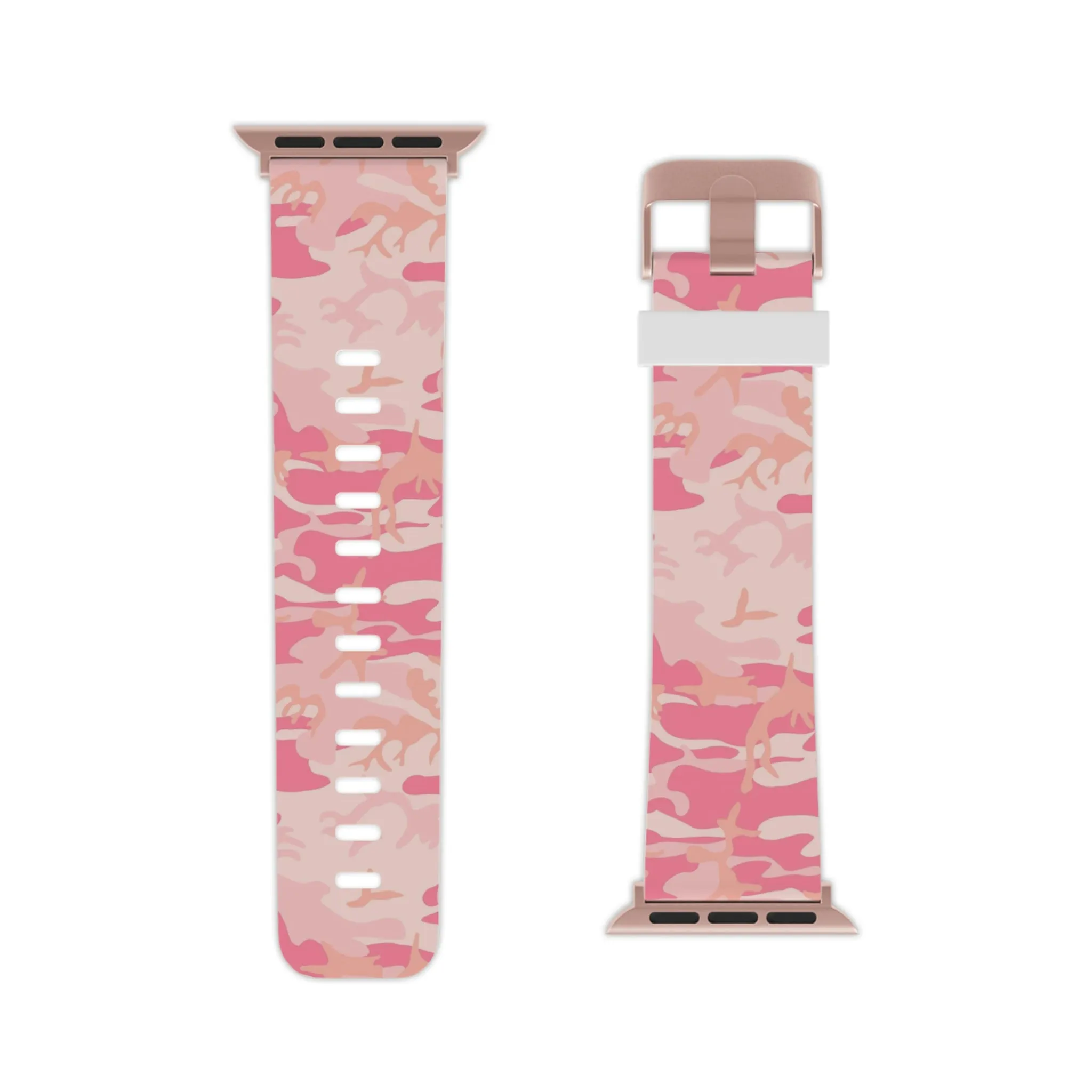 Pink Camo Thermo Elastomer Watch Band for Apple Watch